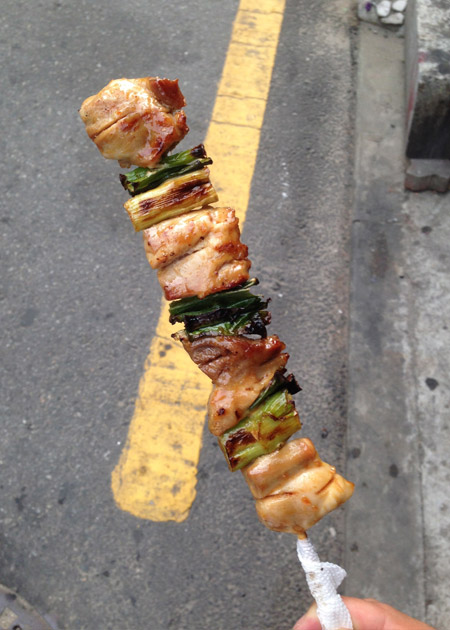 やきとり 韓国食べ歩き　タッコッチ
