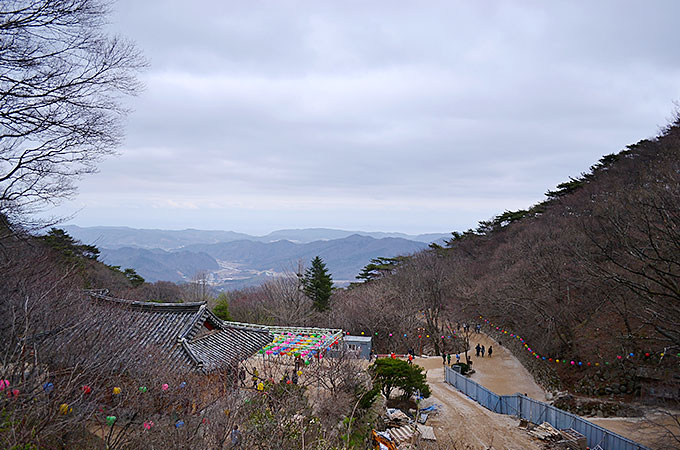 韓国にきて初めて山に登った感じがありました。