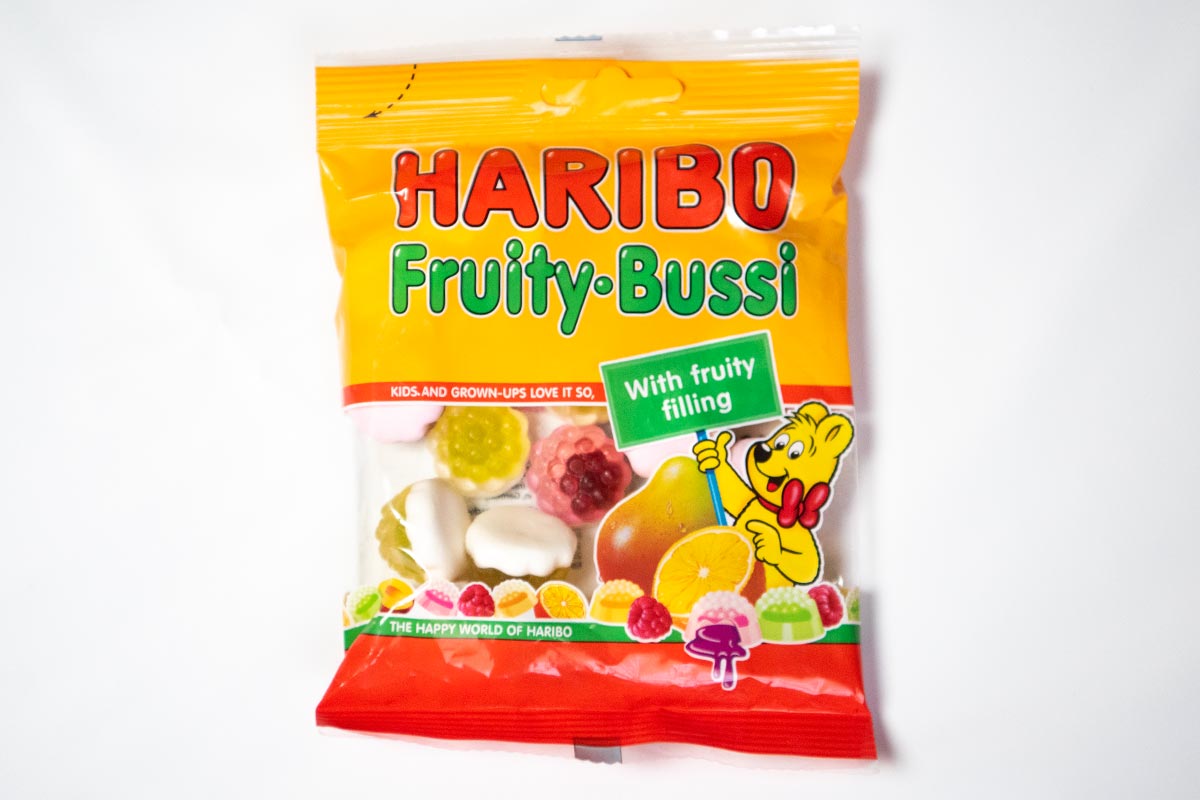 韓国で絶対に買うお菓子HARIBO FRUITY BUSSI（ハリボ  フルーティーキス）