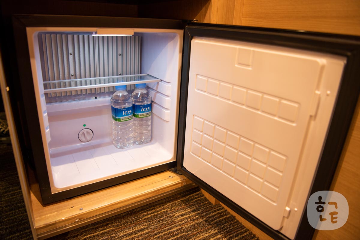 スカイパークホテルの冷蔵庫